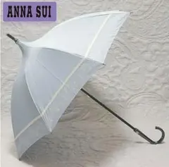 新品【アナスイ】晴雨兼用 長傘 パゴダ型 バタフライ刺繍 雨傘 日傘 手元が伸縮のサムネイル