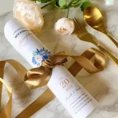 人気！結婚式　くるくる席次表☆C（20部～）