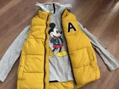ダウンベスト 長袖Tシャツセット　6歳