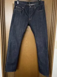 UNIQLO プラスＪセルビッジ スリムフィット ストレートジーンズ 27