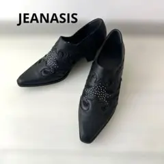 JEANASIS ウエスタンヒールシューズ スタッズ　ブラック　Mのサムネイル