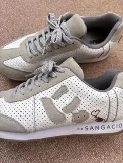 SANGACIO×BANKSY にゅ バンクシー コラボスニーカー 白 超美品 - メルカリ