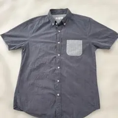 半袖シャツ THE SHOP TK Lサイズ ブルーグレー。のサムネイル