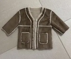 【未使用品】チャオパニックティピー キッズ ムートン風コート 90-100cm