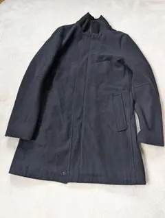 ZARA MAN ステンカラーコート ダークネイビー　特価