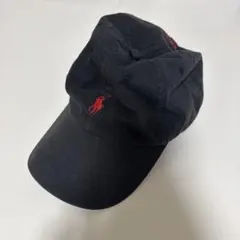 POLO 黒 ベースボールキャップ