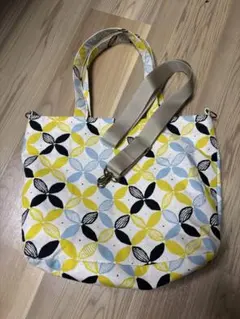 北欧柄★トートバッグ★ショルダー取り外し可能★ポケット沢山★ハンドメイド