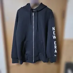 NEW ERA ブラック フルジップパーカー　3L