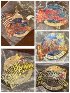 Hard Rock Cafe ピンバッジ 4点セット - メルカリ