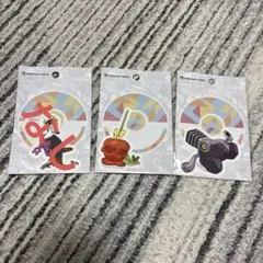ポケモン　貼って剥がせるステッカーのセット