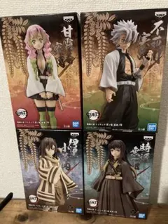鬼滅の刃　フィギュアセット　時透無一郎　甘露寺蜜璃　不死川実弥　伊黒小芭内