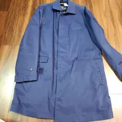 LANVIN en Bleu ネイビー トレンチコート　メンズ　ビジネス