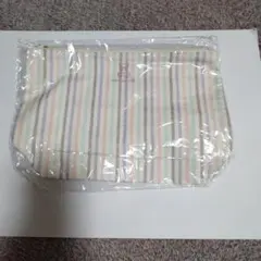 サマンサタバサ　ストライプ柄ポーチ 未使用品