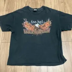 Harley-Davidson 90s USA製 Tシャツ イーグル　短丈