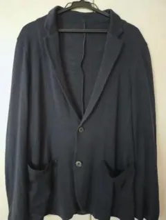 ユナイテッドアローズ　 テーラードカーディガン 　メンズ　ネイビー　日本製　L