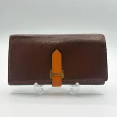 エルメス HERMES ベアンスフレ ヴォーエプソン □I刻印 ダークブラウン