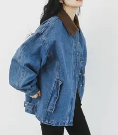 KBF 2WAYカラーデニムブルゾン