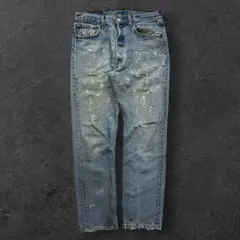 Levi's リーバイス 503 クラッシュデニムパンツ 33 グランジ ボロ