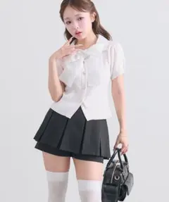 OLIVE des OLIVE ボックスプリーツスカパンのサムネイル