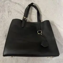 レディース　ハンドバッグ　黒　BIOLINA