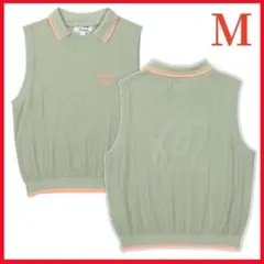 Malbon レディース ゴルフベスト 無袖トップス 通気快適軽量モデル 人気⭐ ロゴ Malbon Golf(マルボンゴルフ) ベスト・ジレ(レディース