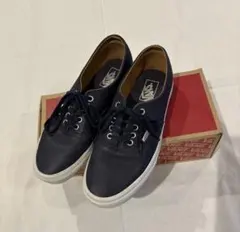 VANS ERA ネイビー レザー スニーカー 28cm バンズ エラ