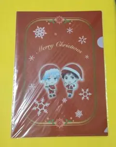 黒子のバスケ　火神．・黒子　クリスマス限定A４クリアファイル　未開封　プリンスＨ