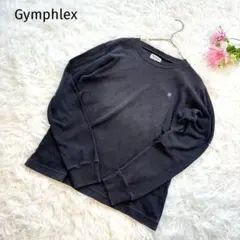 ジムフレックス　英国製　グリフィン刺繍　長袖トレーナー　黒【S】カットソー