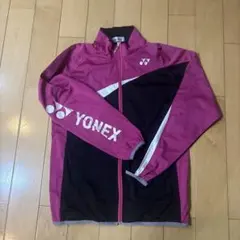 YONEX ジップアップジャケット ピンク/ブラック