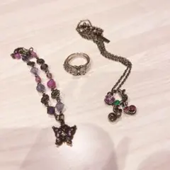 ANNA SUI 重ね付けリング ネックレス　ブレスレット