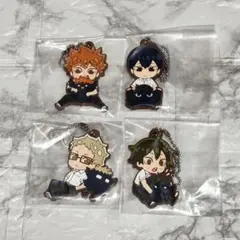 でふぉラバ！ハイキュー!!マスコット 烏野・音駒キーホルダー