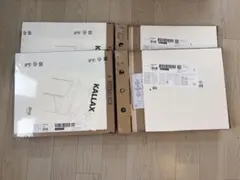 IKEA イケア KALLAX カラックス インサート 棚板×2 扉×2 計4点のサムネイル