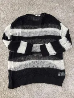 ストライプ　ニット　WEGO