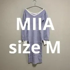 MIIA ニットワンピース
