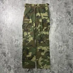 【military】US army 迷彩カーゴパンツ vintage 古着　レアのサムネイル