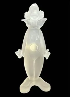 【☆ゆきみだいふく☆】レア！MURANO☆フロストガラス ピエロ人形 置物 ☆ゆきみだいふく☆】レア！MURANO☆フロストガラス ピエロ人形