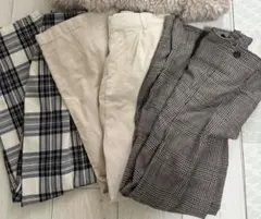 レディース パンツ 3本セット 淡色 ラテコーデ まとめ売り