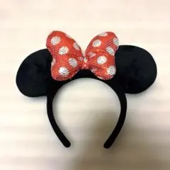 ディズニー ミニー スパンコールカチューシャ