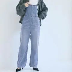 coca M デニムサロペット オーバーオール ライトブルー