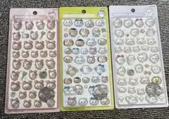 ちいかわ　ボンボンドロップシール第二弾　3枚セット