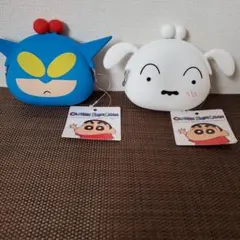 【クレヨンしんちゃん】 シロちゃん！アクション仮面シリコンがま口