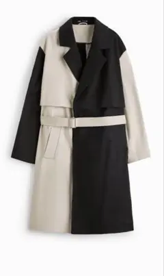 新品未使用【ZARA】カラーブロック トレンチコート