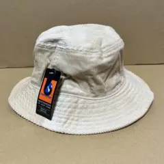 ニューハッタン☆バケットハット☆コーデュロイ☆ベージュ系サンド☆バケハ☆S/M