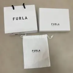 FURLA ショップ袋 、箱、保存巾着　３点セット