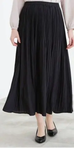 globe　プリーツスカート　ブラック　黒