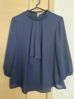 未使用 セレモニー スーツ ネイビー ブラウス 11AR