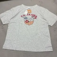 【新品未使用！オススメ！】 GU ちいかわ Tシャツ グレー Sサイズのサムネイル