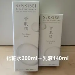 【未開封品】雪肌精ピュアコンク化粧水200ml＋乳液140mlのサムネイル