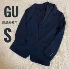 新品未使用 GU オーバーサイズテーラードジャケット ネイビー 紺 S