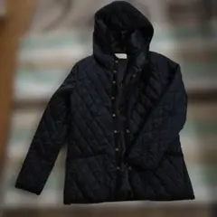 ネイビー キルティングジャケット